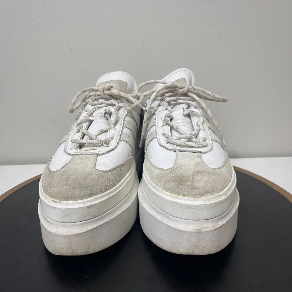 Adidas Ivy Park Super Super Sleek Women 10.5 Platform White Off White Streetwear